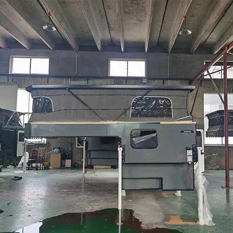 FC 2024 Luxury 4x4 Rv Caravan Luxury Travel Trailers New Pop up 4x4 Pickup Fiberglass Slide in Slide on Camper Truck Camper 10 best sales pop up camper - №7