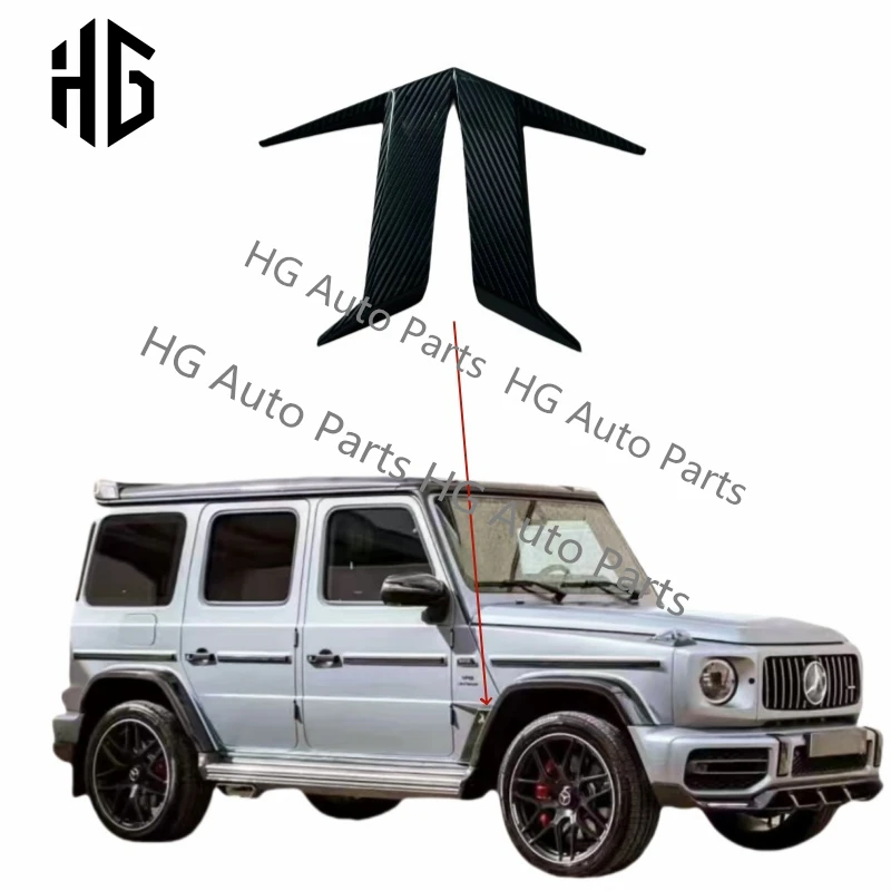 

Upgrade to topcar style car fender flare canards wheel eyebrow body parts for mercedes benz g class wagon w464 g63 g500