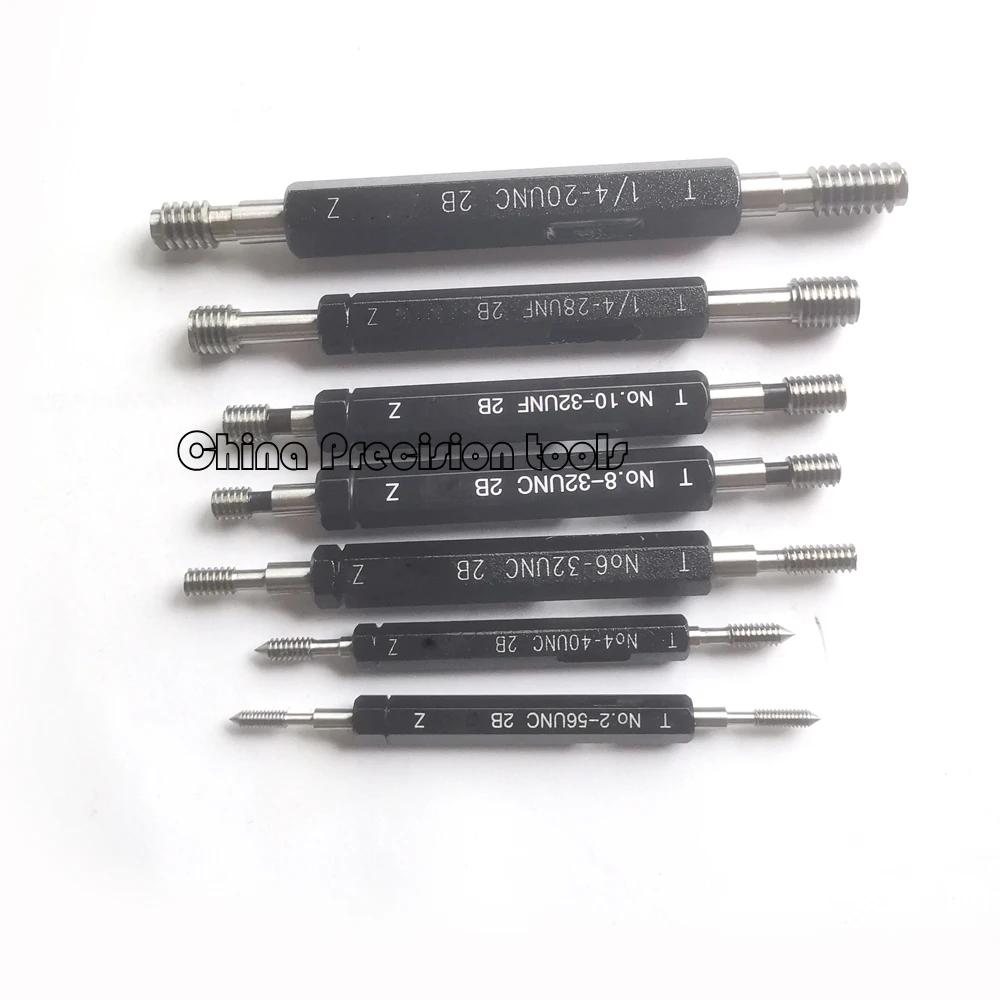 Imagem -05 - Unificou o Parafuso da Linha Fina Calibre da Tomada da Linha un do Calibre Unf Unc 080 164 256 348 4-40 5-40 632 8-32 1024 12 24 16 e Polegadas 2b