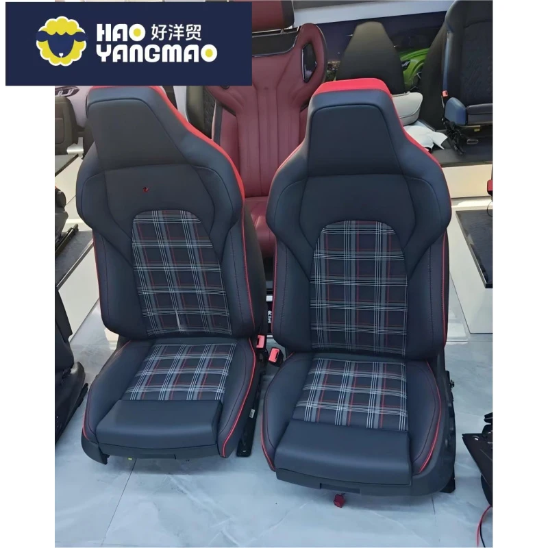 Suitable for Carbon Fiber Style Seat Upgrade Kit VW Golf GTI R MK6 MK5 Scirocco Racing Interior Replacement