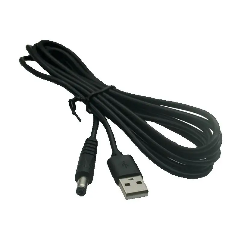 Разъем постоянного тока 5 В, 12 В, 5,5 мм х 2,1 мм, 1 м, 2 м, 3 А, кабель питания USB 2,0, мультизарядное устройство, разъем для настольной лампы MP4 Leadstar D12 D10