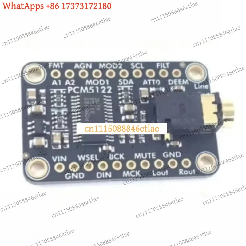 k3 PCM5122 I2S DAC Breakout Board, 32-Bit 384kHz Stereo Audio Converter with Line Level Output