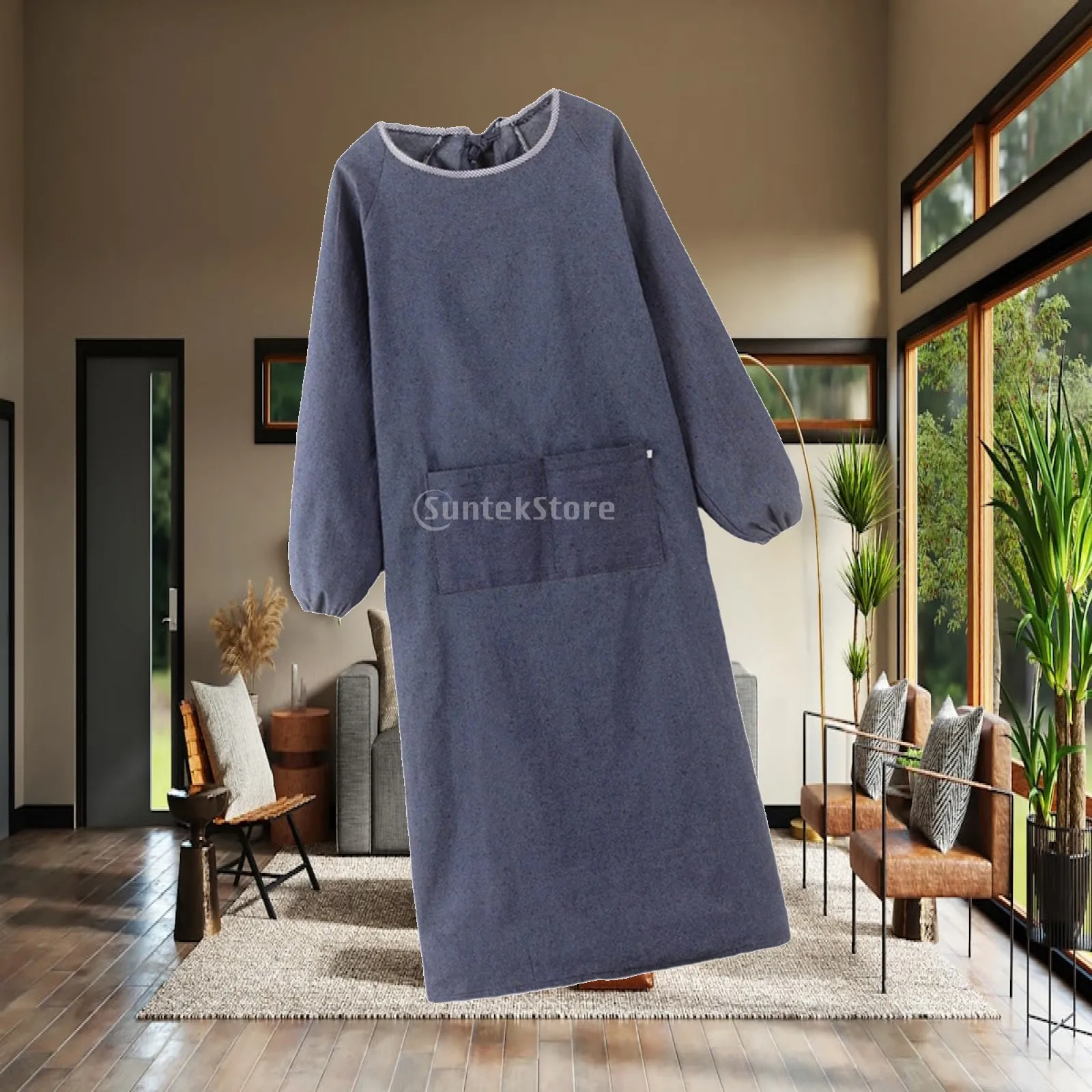 long-sleeve-welding-apron-for-adults-fire-resistant-denim-work-apron-with-pocket-heavy-duty-comfortable-for-machinery