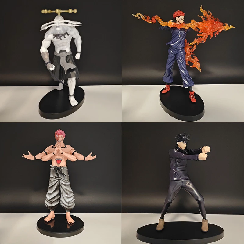 Figura de Anime de Jujutsu Kaisen, Kuji Shibuya Incident Three, Itadori Yuji, Fushiguro Megumi, Makora