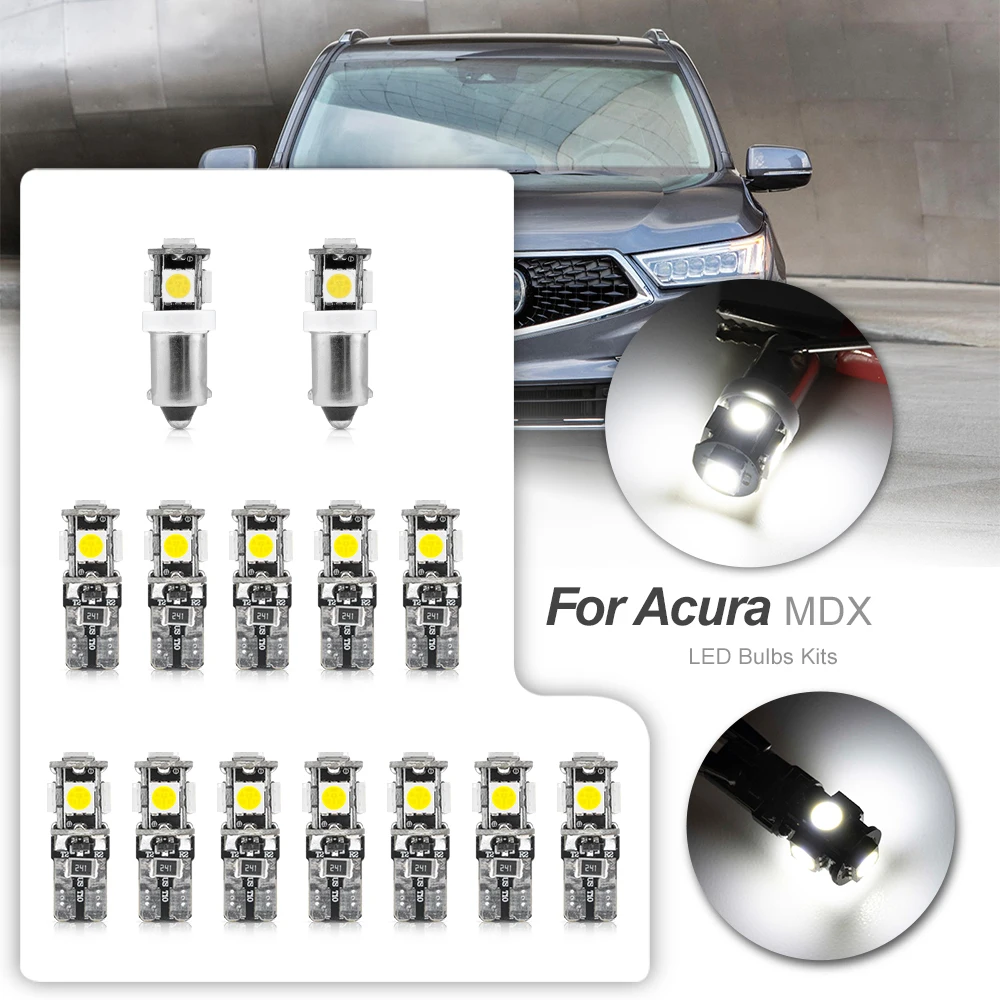 

Фонарики, стандартный комплект для Acura MDX 2001-2020, карта, купол, дверь, багажник, номерной знак