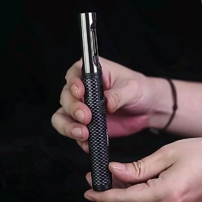 HONEST Torch Gas Lighter Visible Gas Pen Style Windproof Turbo Cigar Lighter Jet Spray Gun Kitchen Cooking Smoking Accessories