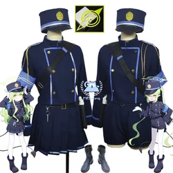 Game Blue Archive Tachibana Nozomi Cosplay Costume Wig Shoes Hikari Cosplay Highlander Railroad Academy Role Play Uniform Prop