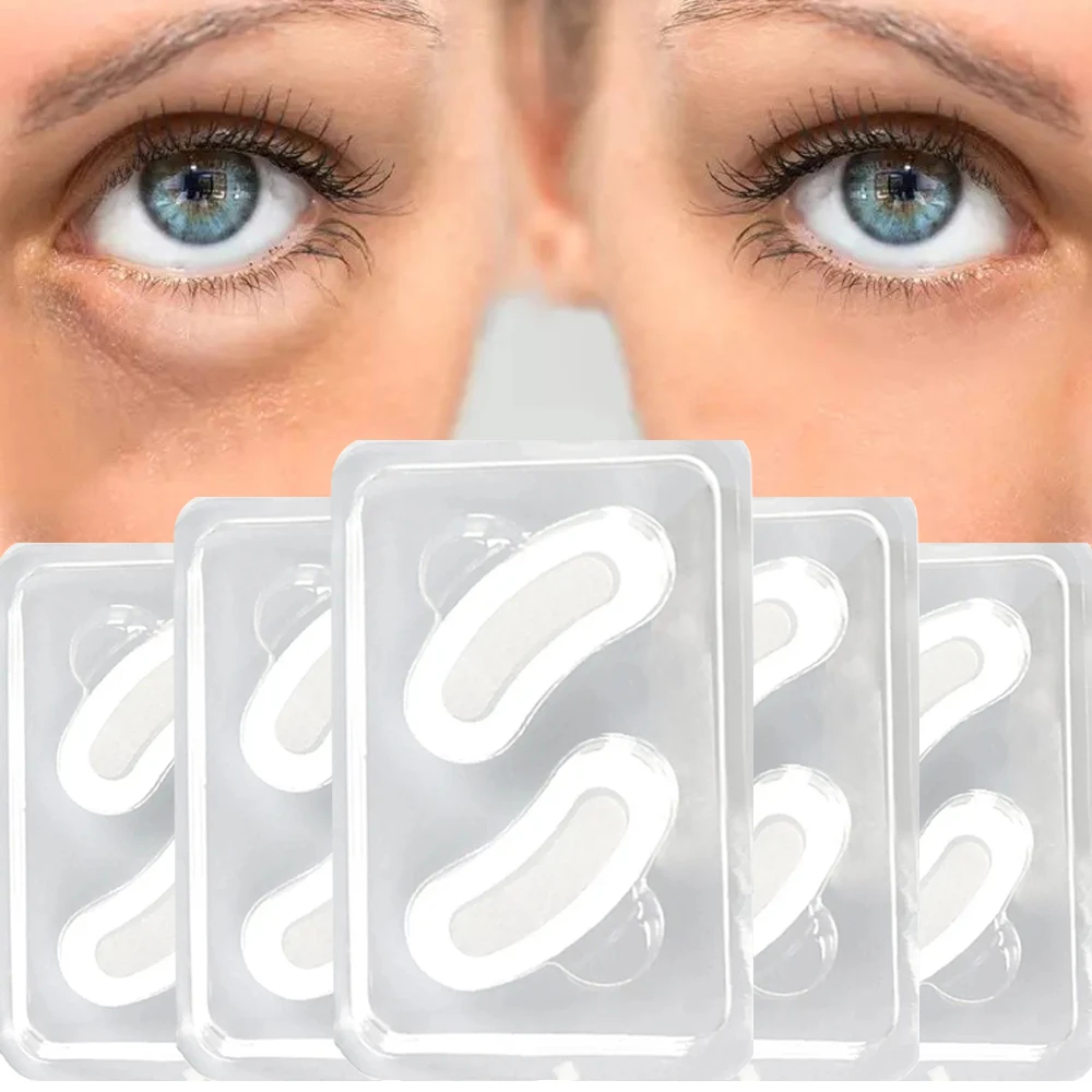 5PCS Microneedle Maschera Per Gli Occhi Patch Anti Rughe Invecchiamento Occhiaie Cura Idratante Sotto Gli Occhi Gel Pad Cura Della Pelle Trucco Rimuovere