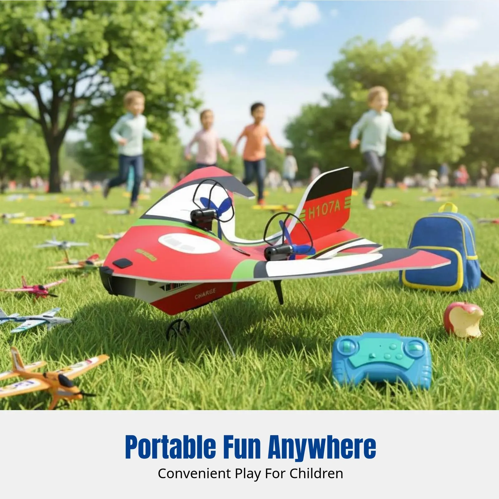 

Kids Remote Control Airplane, Fixedfin Drone, Lightweight Soarer, Indoor Outdoor Toy for Boys, Random Color