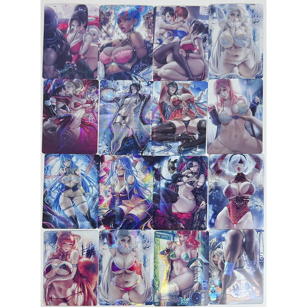 117PC/Set Anime Goddess Story DIY ACG Miku Rem Nami Fubuki Sexy Card Boy Games Toys Birthday Gifts Board Games Collectible Cards