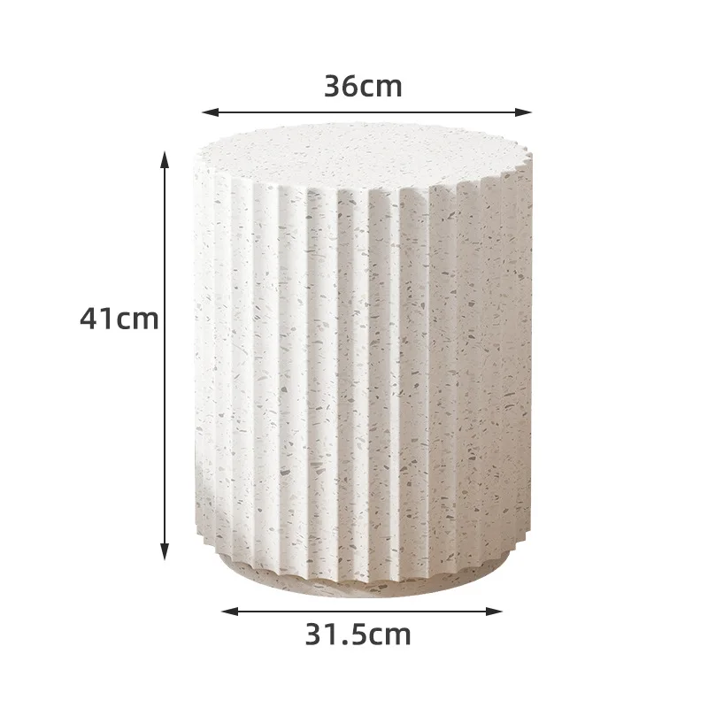 Cream wind sofa coffee table creative side few bedroom apartment sofa bedside table corner few living room small side few