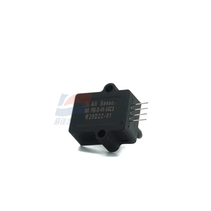 100 PSI-D-4V-ASCX differential pressure sensor 0~100 PSI 4-pin SIP (Single In Line)