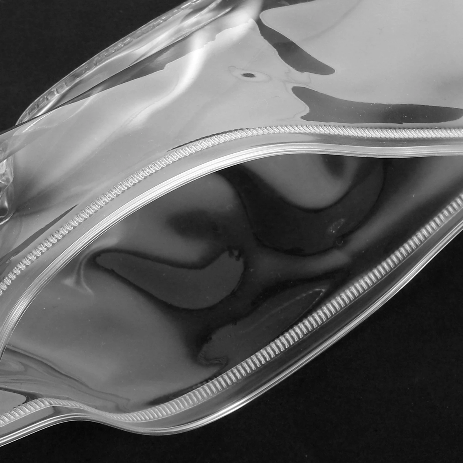 

20Pcs Transparent Pen Bag Zipper Design Large Capacity Clear Pencil Pouch Stationery Storage Organizer Pen Bag