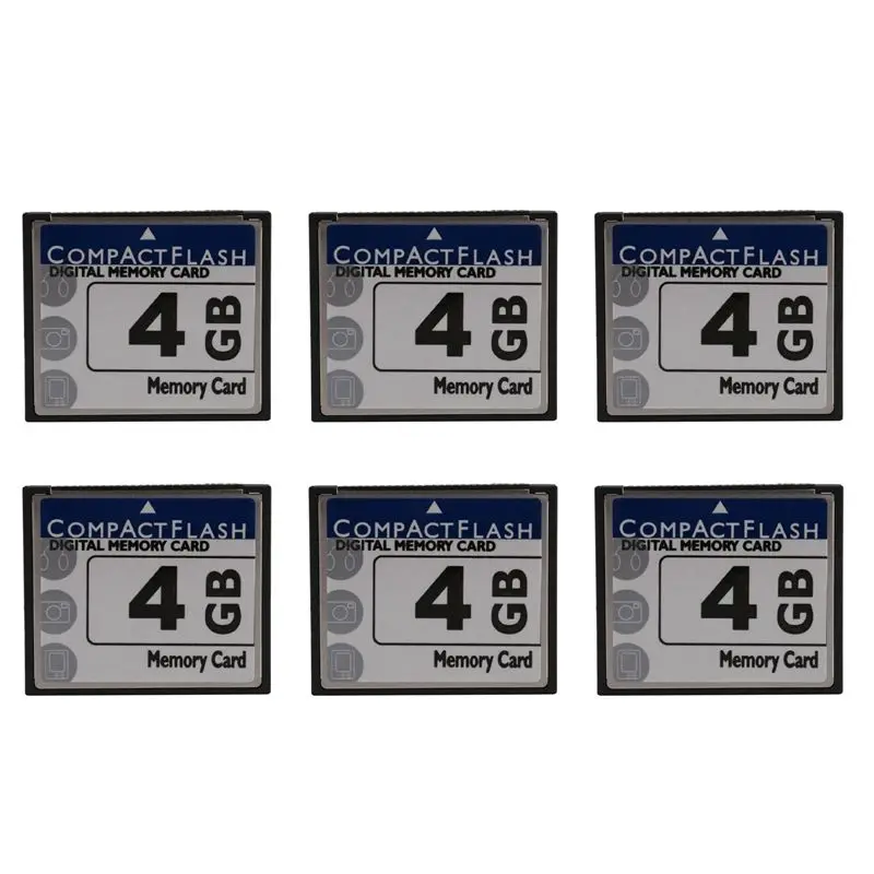 

6X Professional 4GB Compact Flash Memory Card(White&Blue)-Y41A