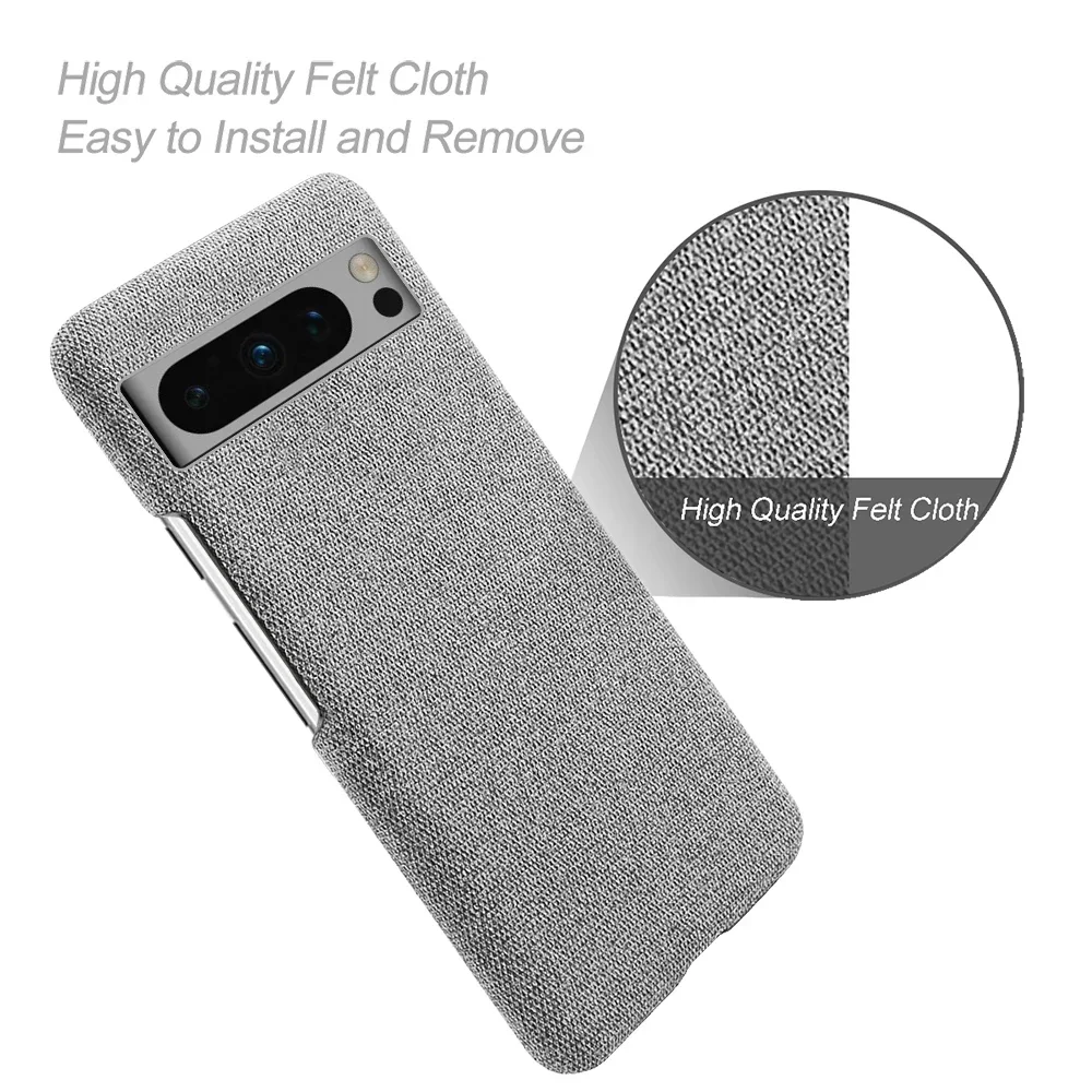 For Google Pixel 8 Pro 7 6 5 Case Luxury Fabric Antiskid Cover For Google Pixel 5G 6a 7a 8 Pro Cloth Capa