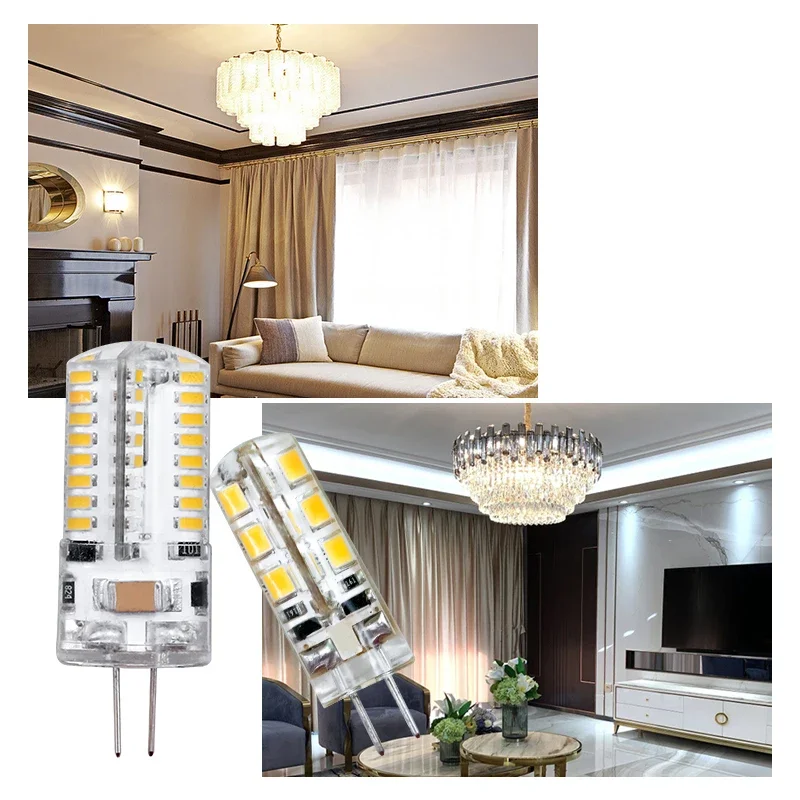 10Pcs/lot G4 LED Lamp 2W 3W 4W 5W 7W 9W Bulb AC DC 12V 220V 2835/3014SMD Candle Lights Replace Halogen for Chandelier Spotlight