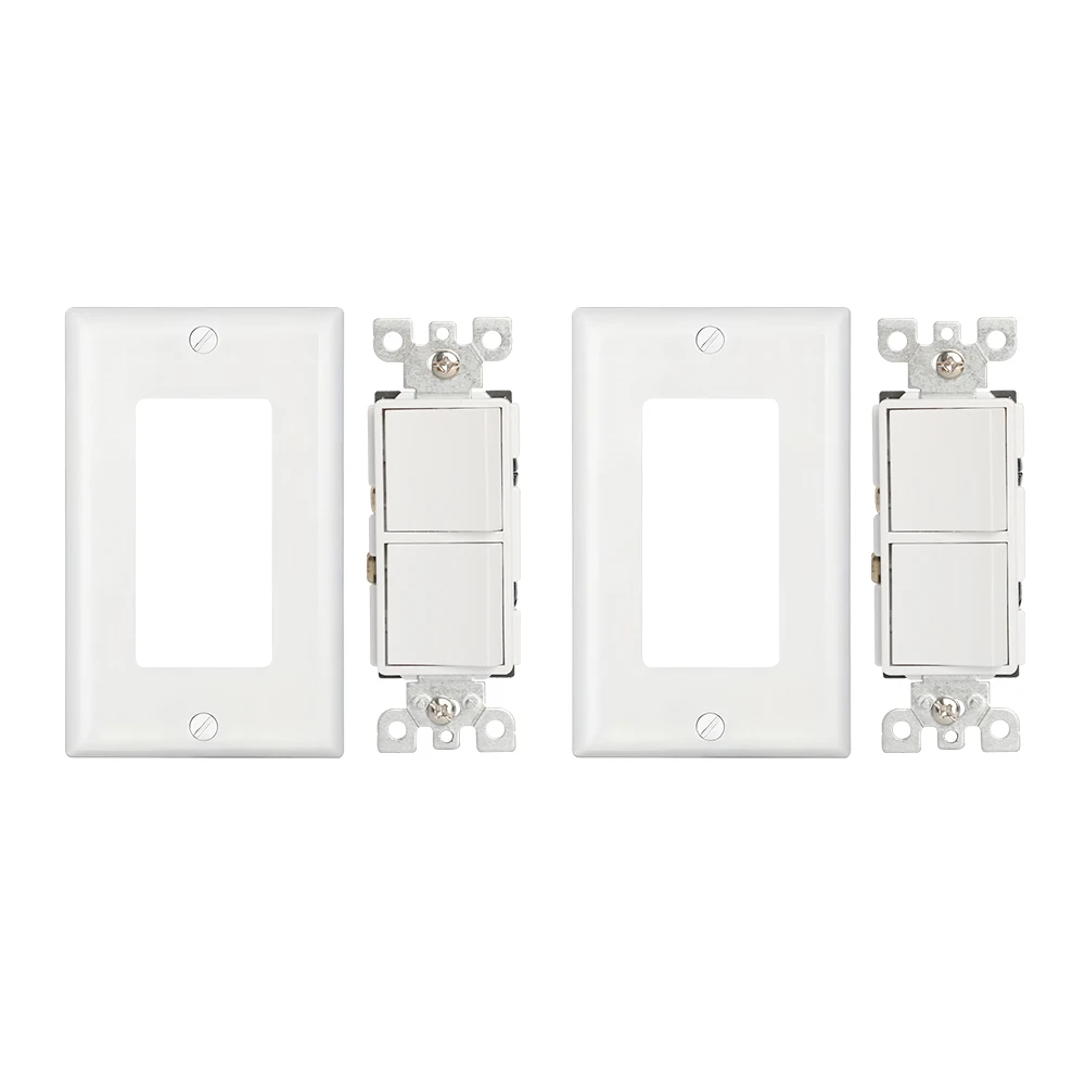US Standard Wall Switches & Outlets Kit，Motion Sensor Light Switches，with USB Type-C，Includes Faceplates，for USA,Canada