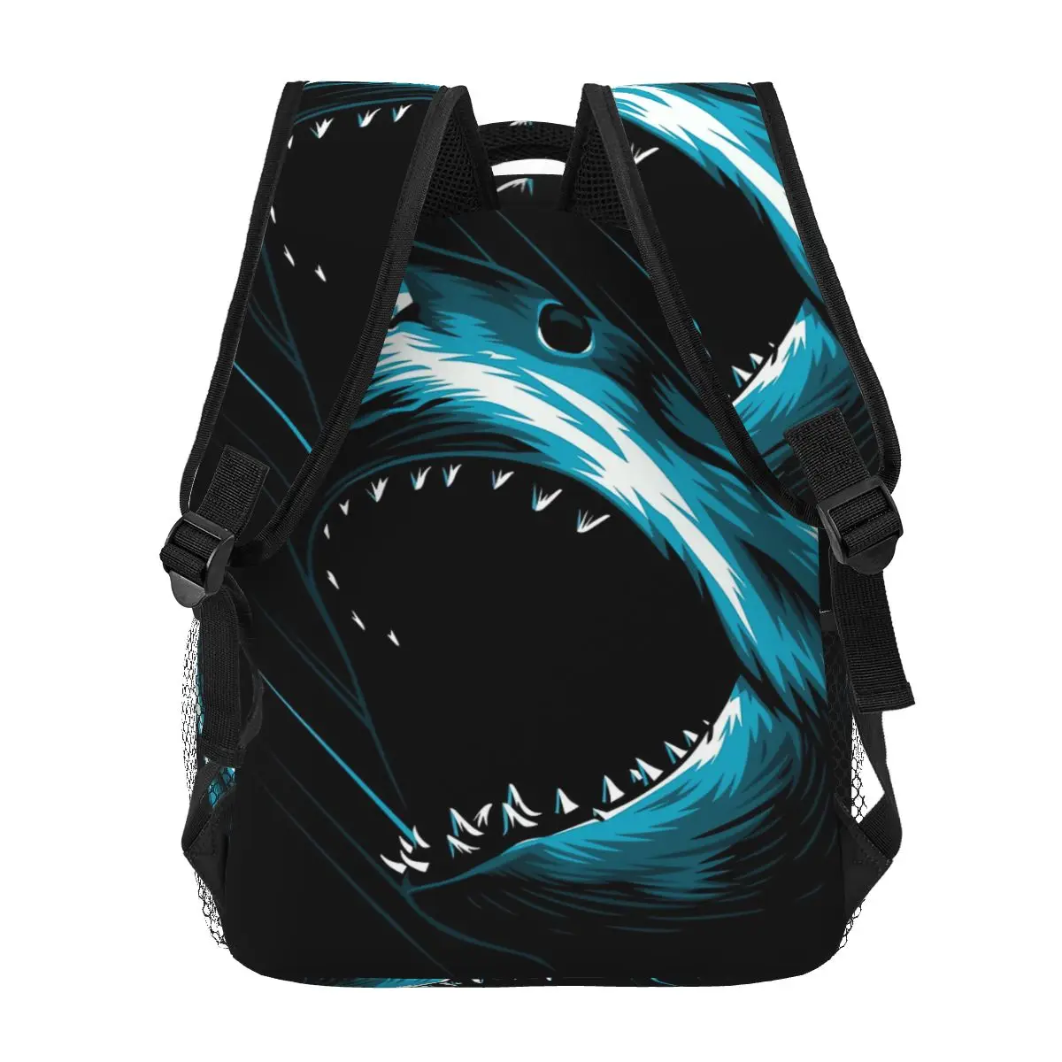 Imagem -04 - Megalodon Ataque Mochila para Meninas Meninos Viagem Mochila Mochilas para Adolescente Escola Bolsa