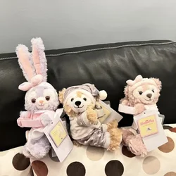 Śliczna klamra do zasłon Stellalou Shelliemay Duffy Bear pas bezpieczeństwa w samochodzie figurka dekoracja samochodu kreskówka pluszowa lalka prezent Kawaii