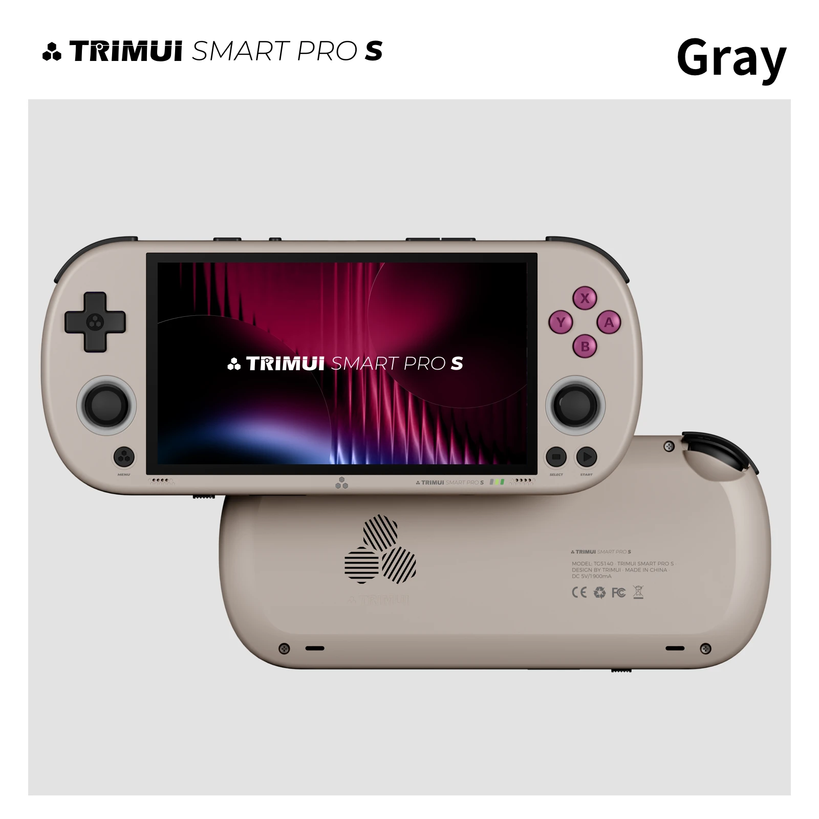 Trimui Smart Pro S TG5050 Handheld Gameconsole - Beste voor PSP-games, Octa-core 2.0GHz, 4.96 inch IPS-scherm, 5000mAh batterij