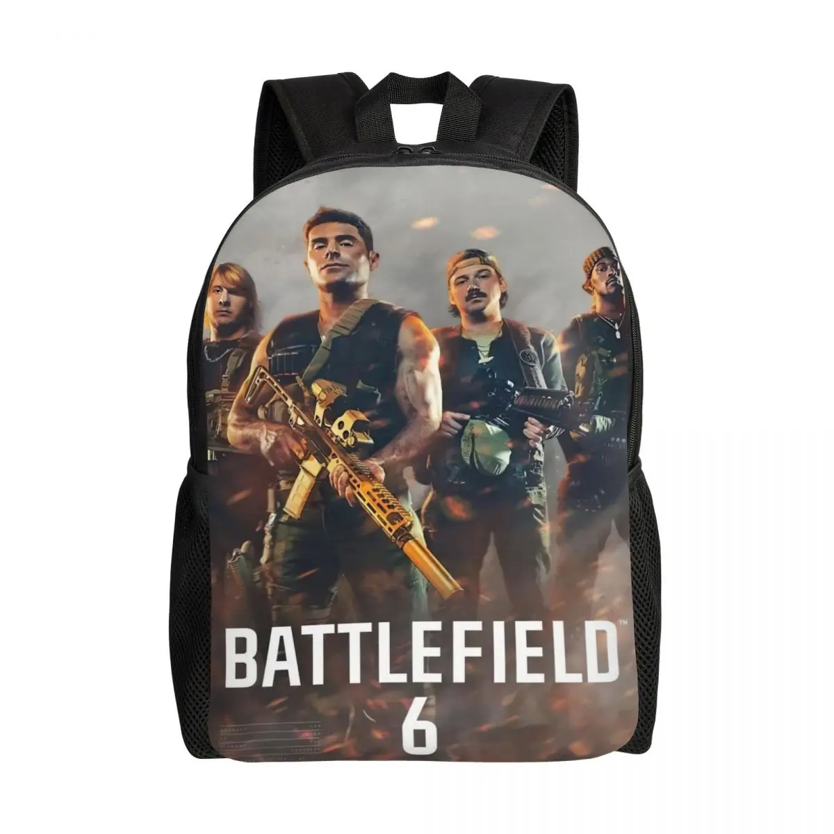 

Детский рюкзак Battlefield 6, забавные игры, школьные сумки для дошкольников и детского сада для девочек и мальчиков