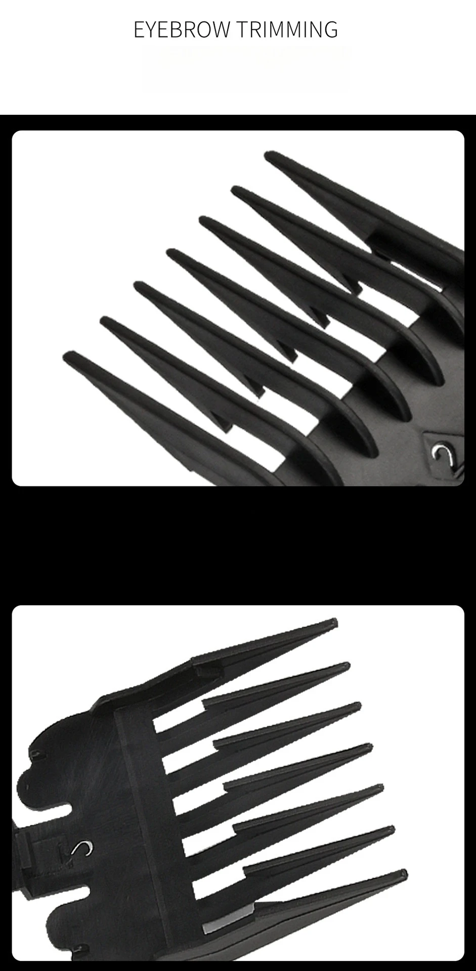 2/3/4Pcs Grenze Kamm Für Wahl Haar Clipper 1,5mm 3mm 4,5mm Professionelle schneiden Guide Kämme Haar Trimmer Positionierung Kamm Y0907 – Detail 9