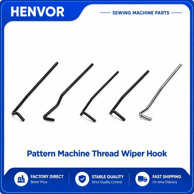 HENVOR Thread Wiper Rod Hook Assembly for Computer Pattern Sewing Machine Needle Bar Parts