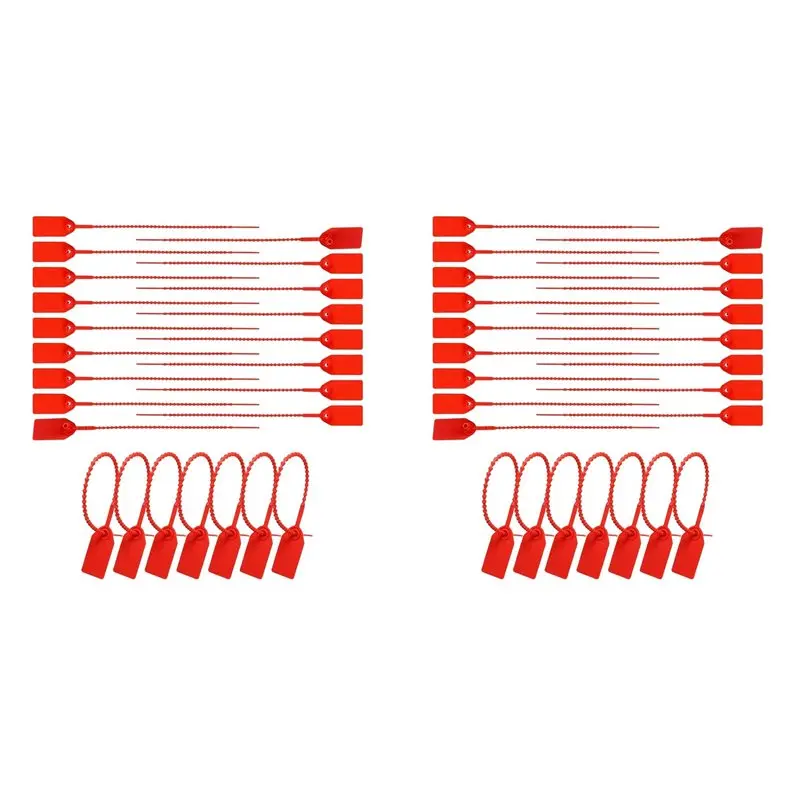 [Superx&KND]1000Pcs Plastic Tamper Seals Zip Ties For Fire Extinguishers Blank Security Tags Self-Locking Signage Trailer Truck