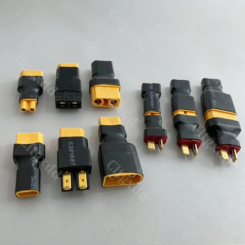 Cltgxdd XT30 XT60 XT90 T-Stecker TRX Lipo-Akku-Konvertierungsadapter Stecker-Buchse-Verbinder für RC-Auto, Flugzeug, FPV-Drohnenmodell – Detail 17