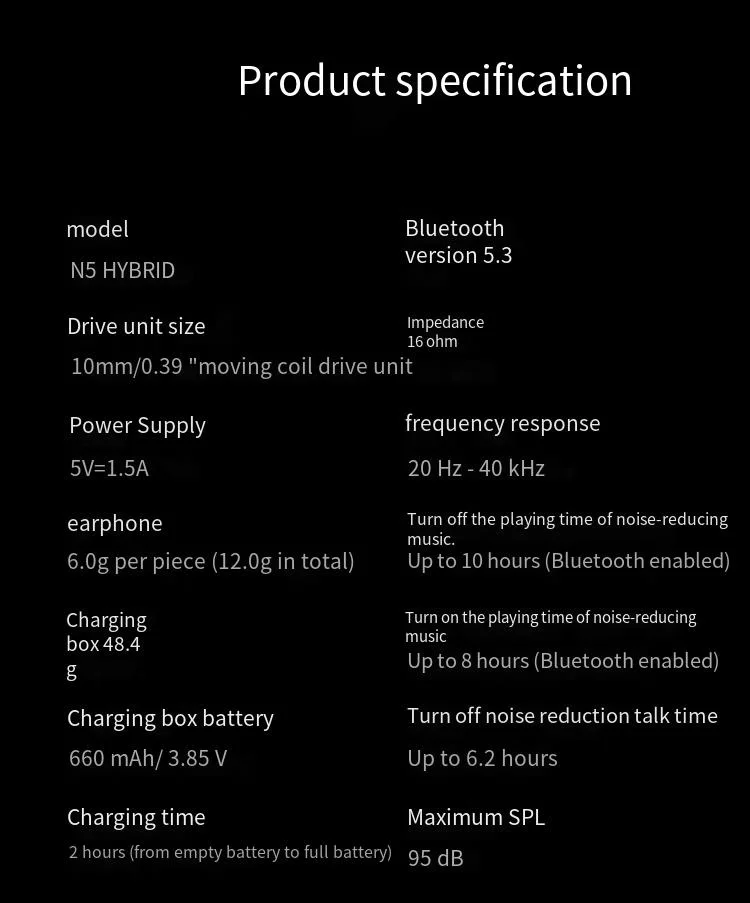 AKG/N5 Verdadeiro Sem Fio Bluetooth Fones De Ouvido, Redução De Ruído Ativo, Esportes, À Prova D 'Água, No Ouvido, Baixa Latência, Jogos