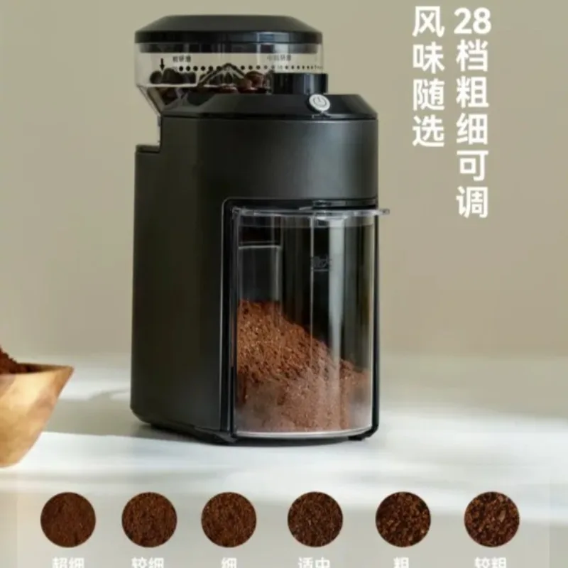 Olayks Electric Coffee Bean Grinder Household Italian Small Mill Anti Fly Powder Hand Punch Instant