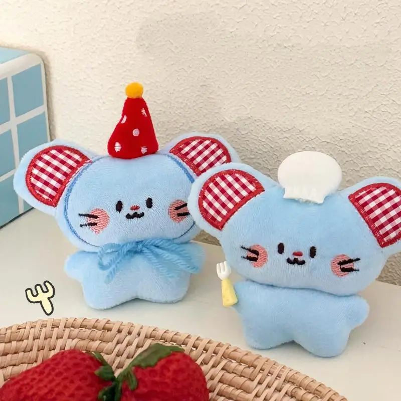 

Cute Plush Little Mouse Pendant Keychain Kawaii Cartoon Animal Doll Pendant Backpack Decoration Accessories Plush Toys Gifts