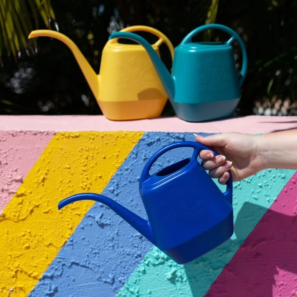 56 oz Watering Can, Extra Long Spout, Durable Plastic, Indoor & Outdoor Use view 2