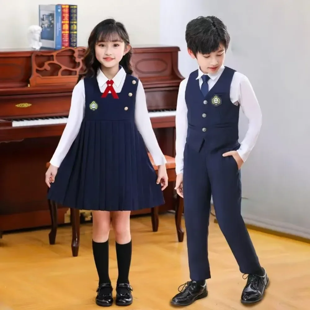 2026 British Wind Primary School Uniform Children's Stage Costume Chorus Costume Suit Class Costume