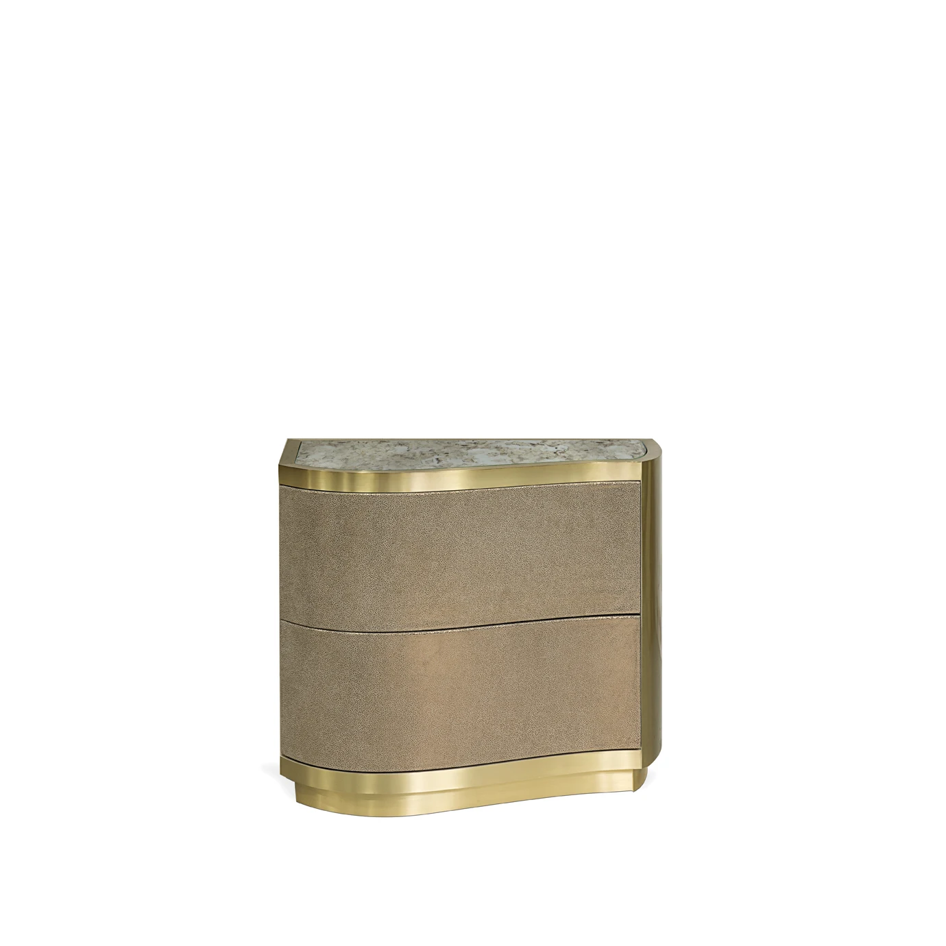

Modern Luxury Wooden Polished Brass Bedside Nightstand Side Table With 2 Drawers Design Bedroom Furniture