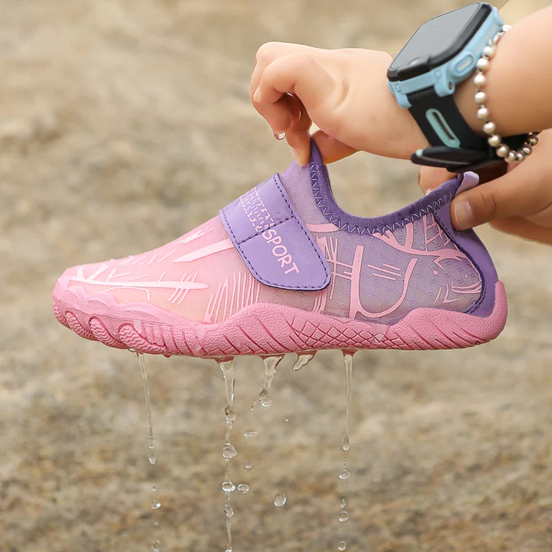 2024 le ultime scarpe da nuoto per bambini scarpe da acqua antiscivolo ad asciugatura rapida scarpe sportive traspiranti all'aperto scarpe per sport acquatici