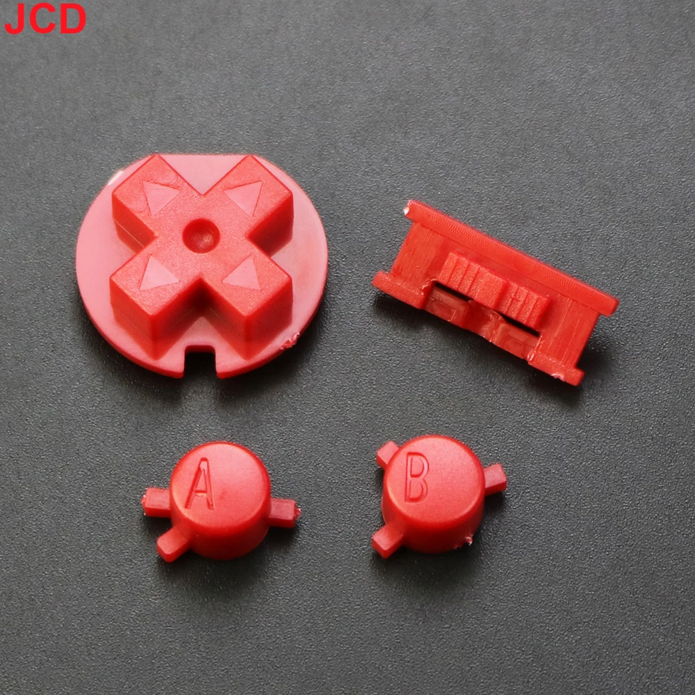 JCD 1 Set Geeignet für Game Boy Color Tastengehäuse für GBC Farbtasten GBC Spiel Ersatz-Tasten-Kit DIY Farbe