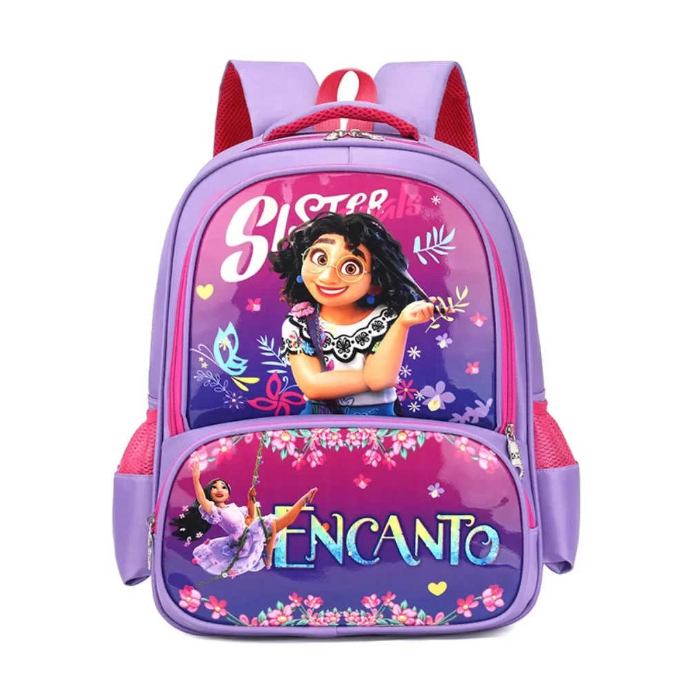 

Disney Encanto Cartoon School Bags for Children in Grades 1-5 Large Capacity Scientific Storage Fashion Waterproof Backpack Gift