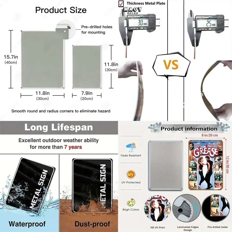 دوم همنغواي 1 صفيح تسجيل الفيلم الكلاسيكي المشارك الزاوية مقهى اكسسوارات علامات معدنية مخصصة للمنزل غرفة جدار الفن الرجعية