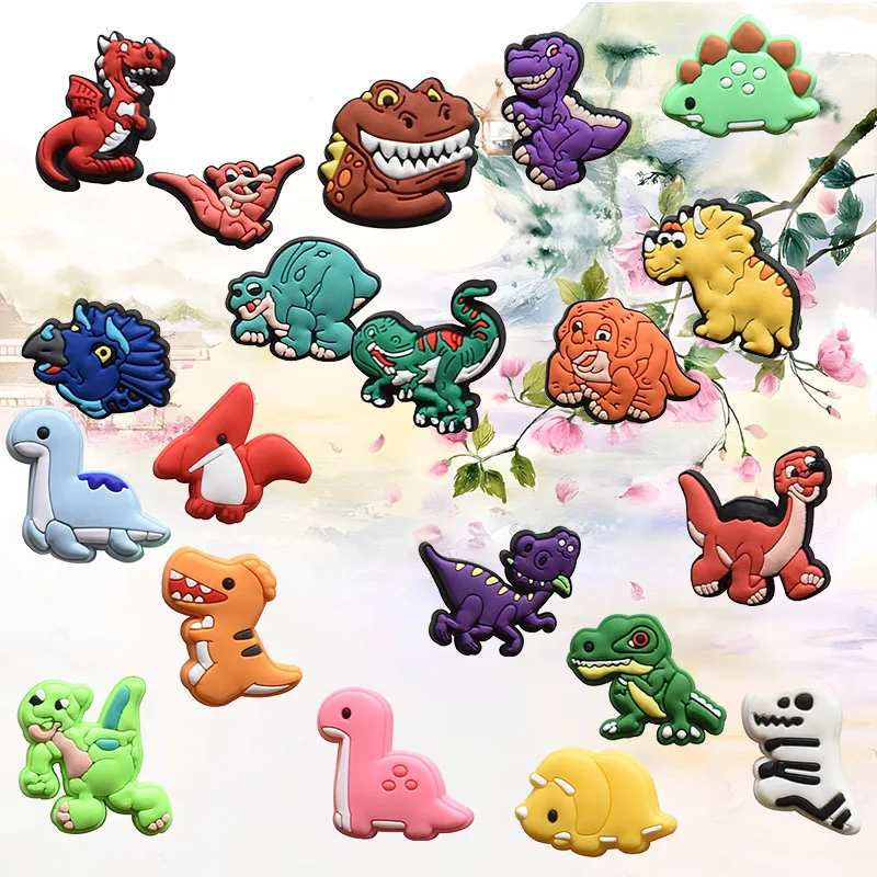 

Shoe Charms for Crocs Accessories Allosaurus Shoes Charm for Croc Decorations Pins Men Accessory Jeans Woman Clogs Clips Badges