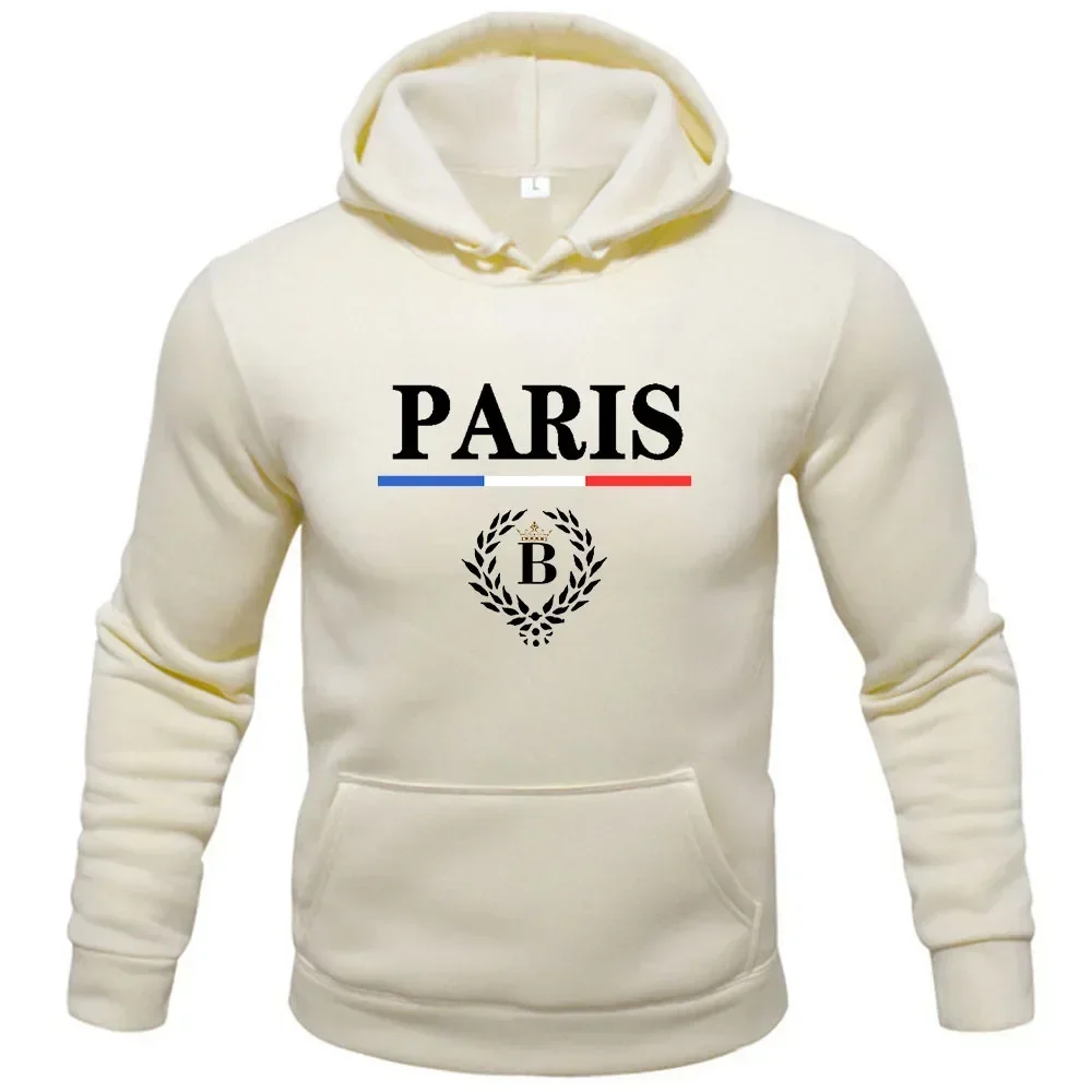 2024 New Casual Sports Spring and Autumn Men's Hoodie Letter 