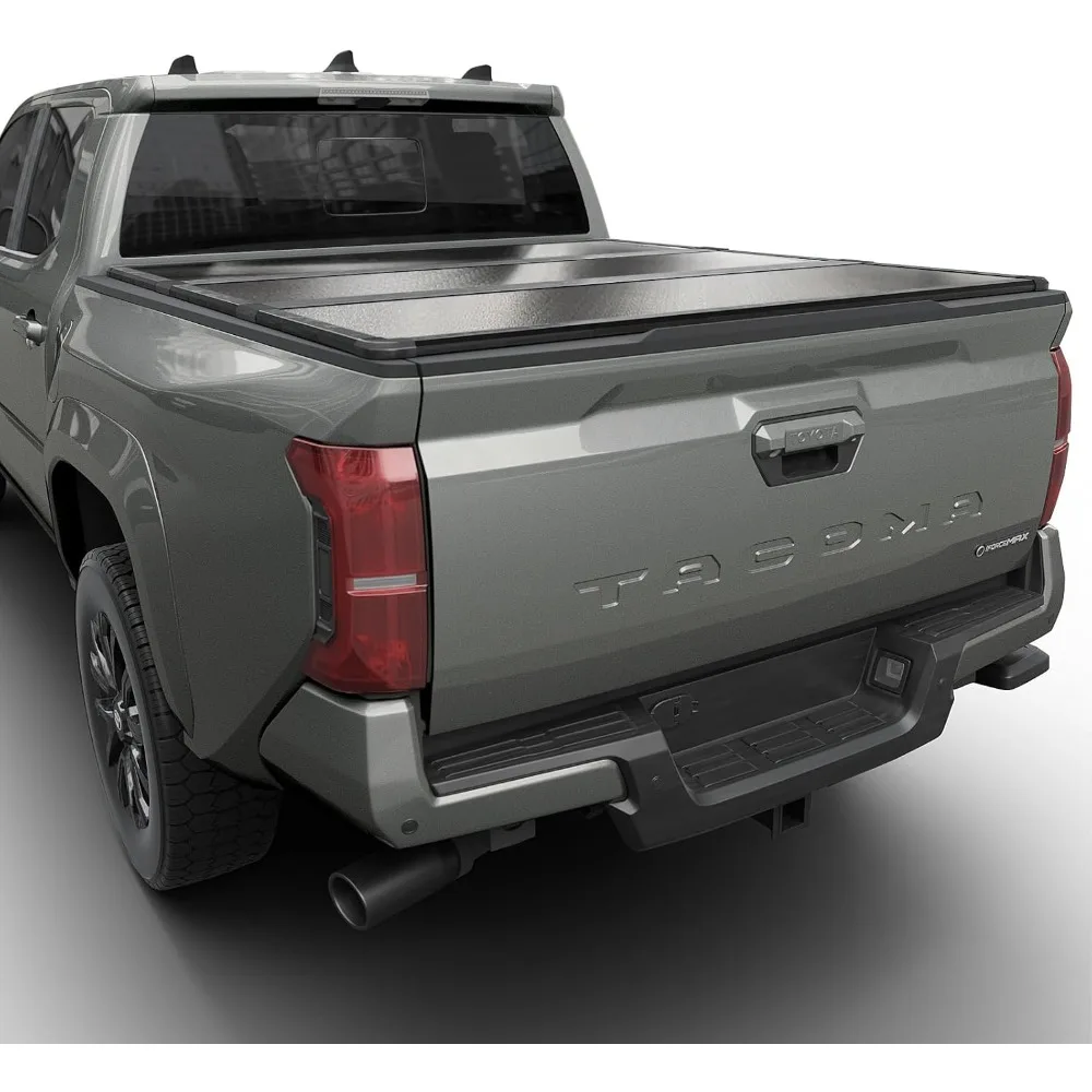 

Hard Shell Folding Truck Bed Tonneau Cover|Fits 2016-2025 Toyota Tacoma w/OE Track System 6' 2" Bed (73.7") - TULH022