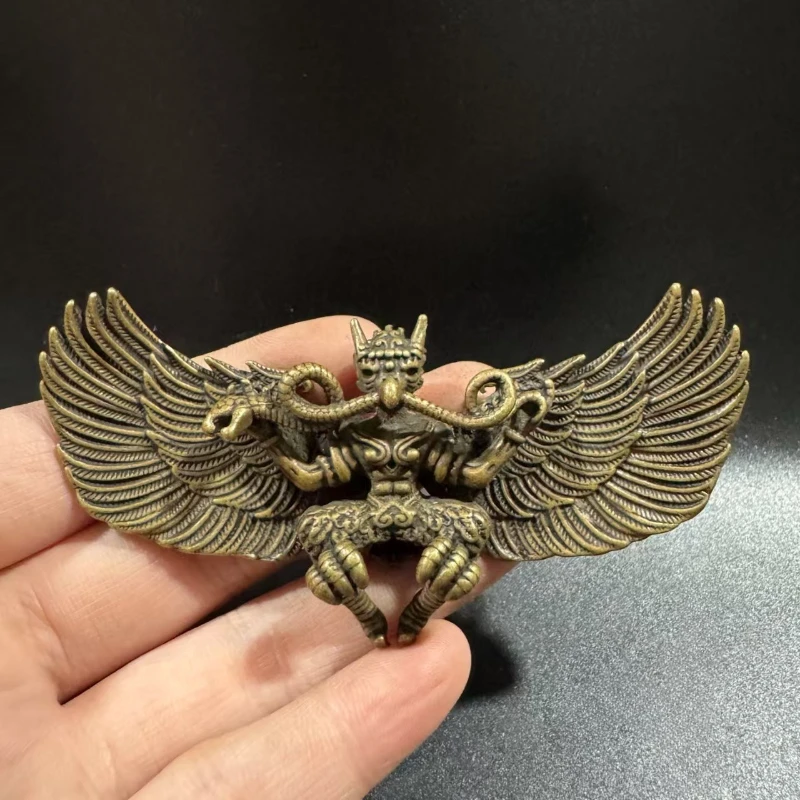 

Little Fairy/ Tibetan Brass Big Roll Bird Desktop Ornaments Creative Metal Animal Sculpture Living Room Home Decoration Crafts