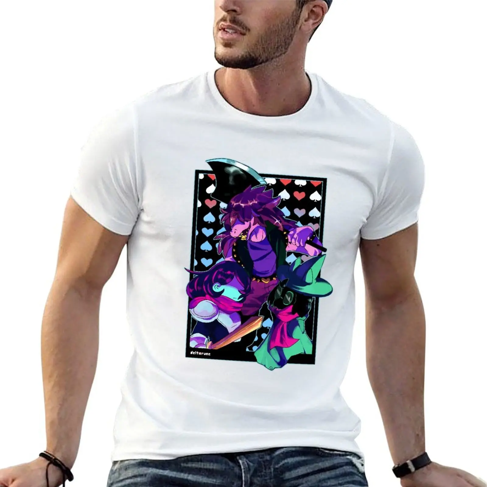 

Deltarune - Heroes of Light T-Shirt man tshirt man t shirt summer T-Shirt