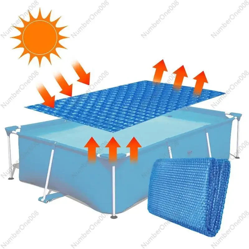 Solar Pool Cover Swimming Pool Heat Retaining Blanket Bubble Solar Cover Free Cutting Solar Pool Cover for Heat Insulation
