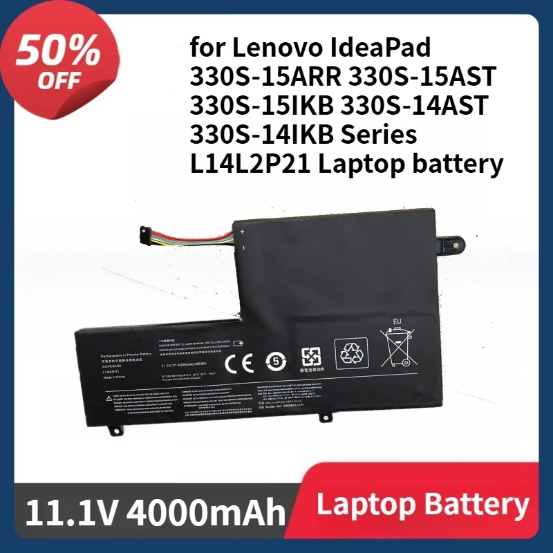 

L14M2P21 Battery Replacement for Lenovo IdeaPad 330S-15ARR 330S-15AST 330S-15IKB 330S-14AST 330S-14IKB L14L2P21 Laptop Battery