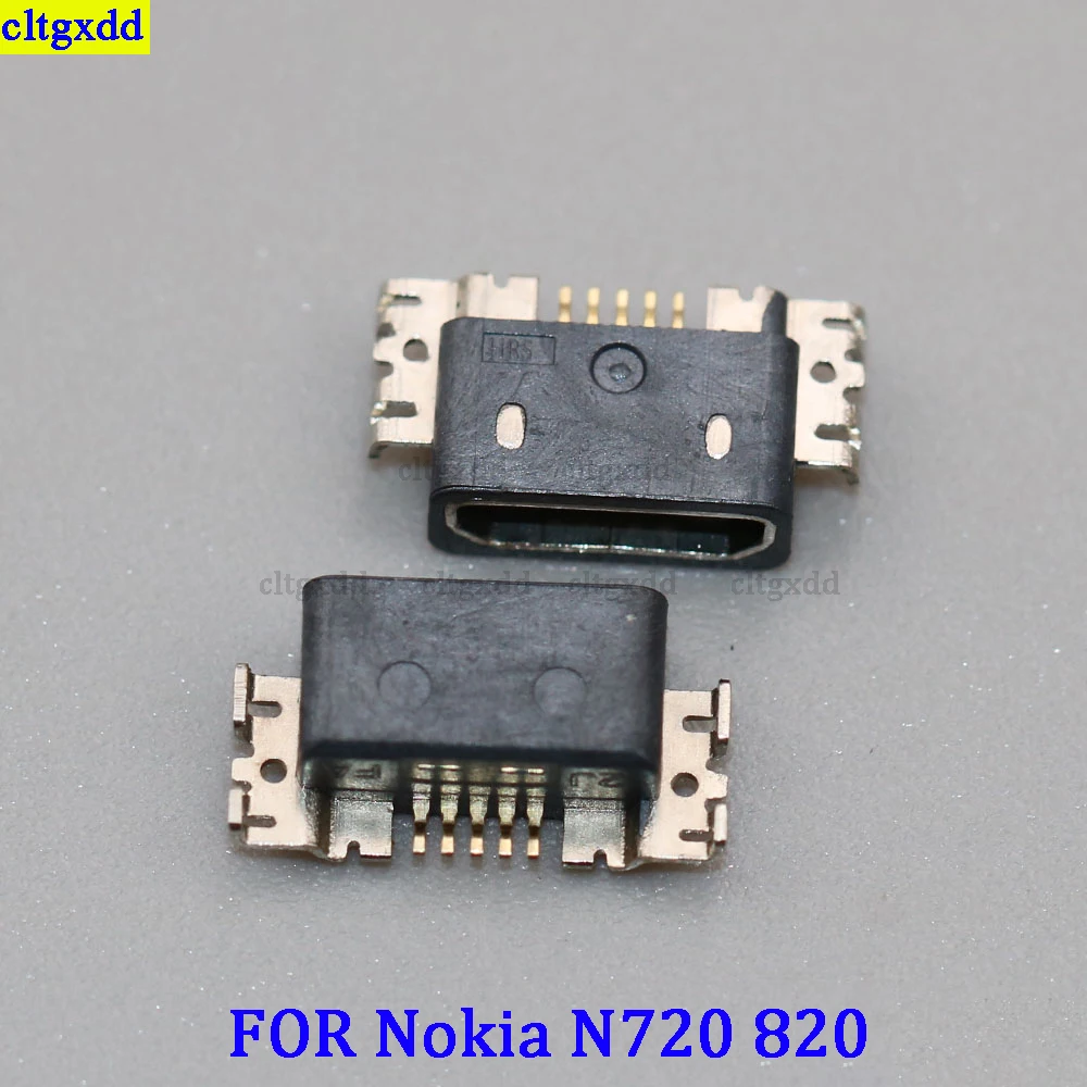 Cltgxdd 5ชิ้นเหมาะสำหรับ Nokia 5800 E71 6500C E66 8600 N720 820 520 630 920 822X5 X7 X71ขั้วต่อปลั๊ก Micro Nokia USB