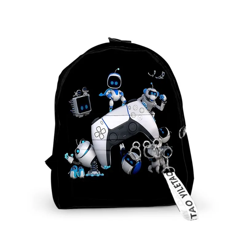 New Product Astros Playroom Game-Astrobot Backpacks Shoulder Bag Pencil Case Pupil Large Capacity School Bags for Boy Girls Gift