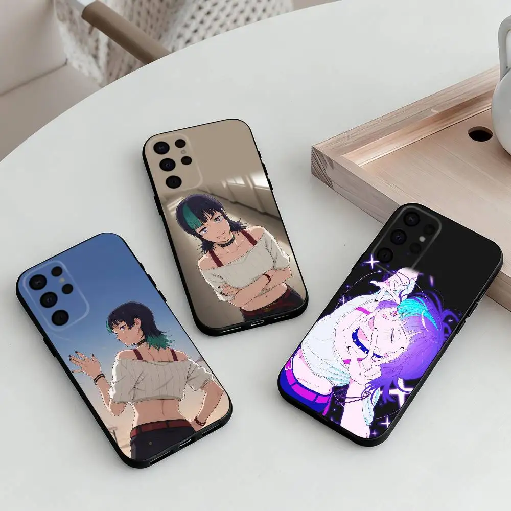 

k-kirara Hhoshi Phone Case For Samsung S25,24,23,22,30,21,10,9,Ultra,Plus,Lite,FE,4,5 G Soft Black Case