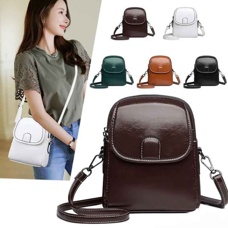 حقيبة كروس للسيدات مصنوعة من الجلد الفاخر تتميز بتصميم عصري ومظهر يومي عتيق من باريس #2